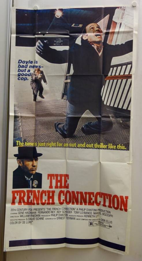 The French Connection original release US Three-Sheet movie poster