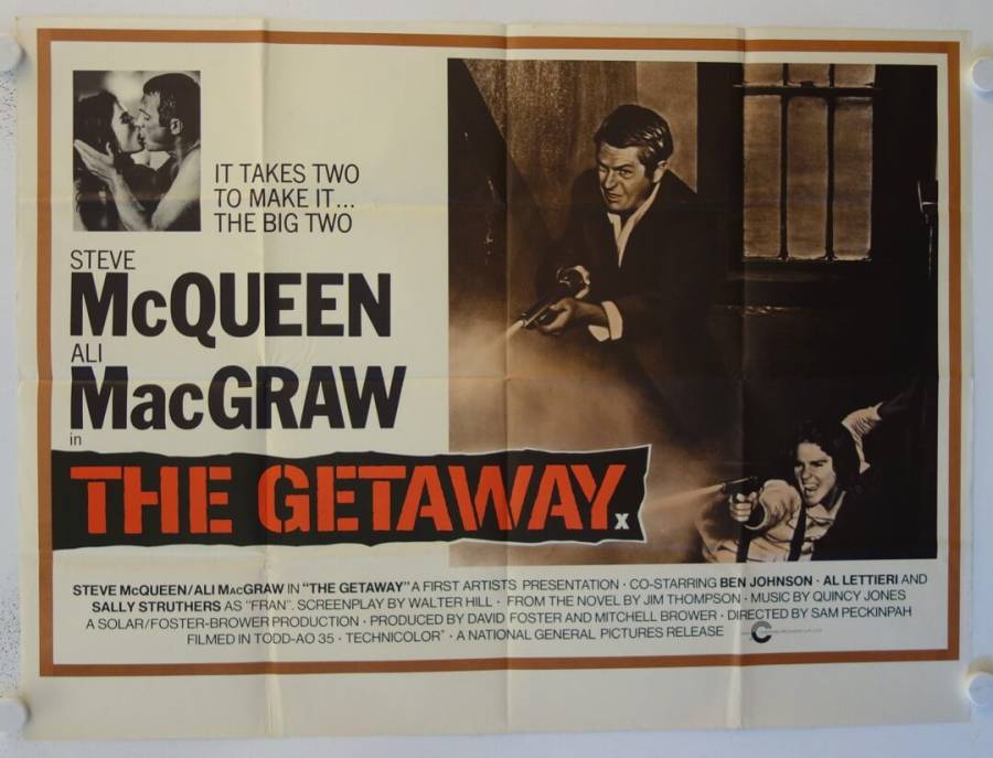 Getaway originales British Quad Filmplakat