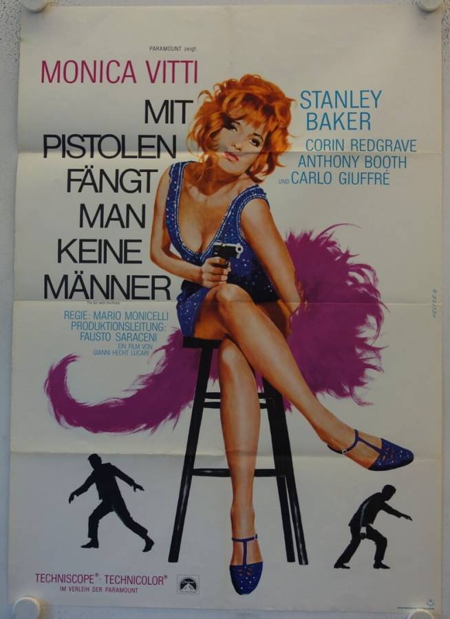 The Girl with a Pistol original release german movie poster