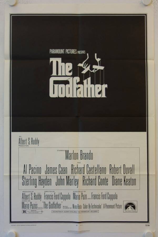 Der Pate originales US Filmplakat