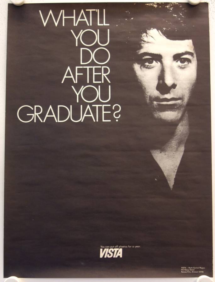 The Graduate original release Vista promotional poster