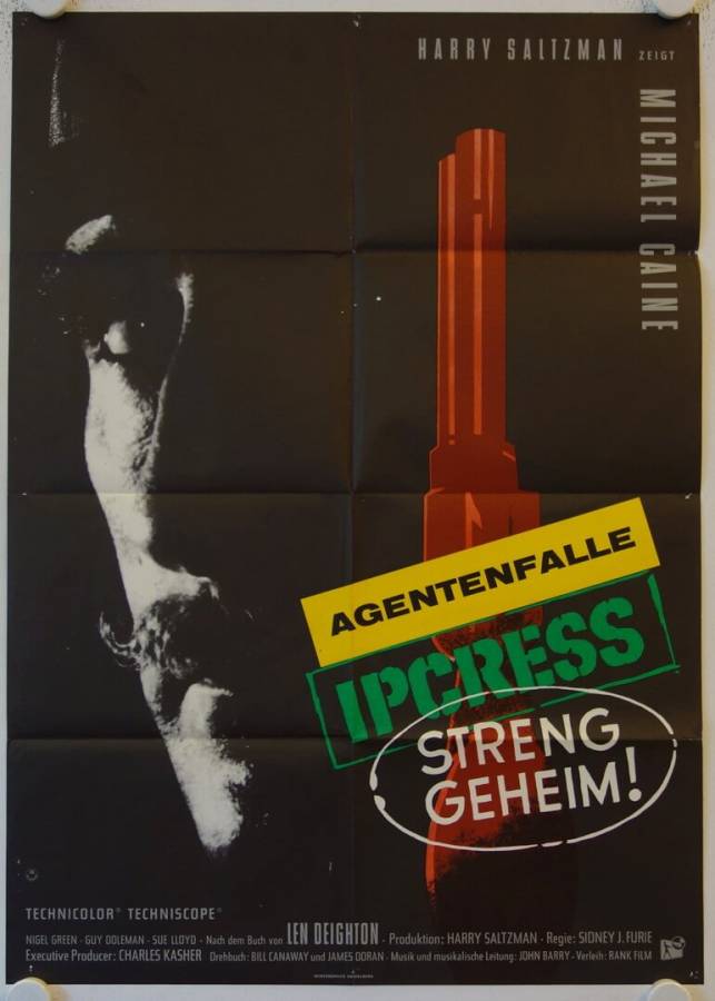 The Ipcress File original release german movie poster