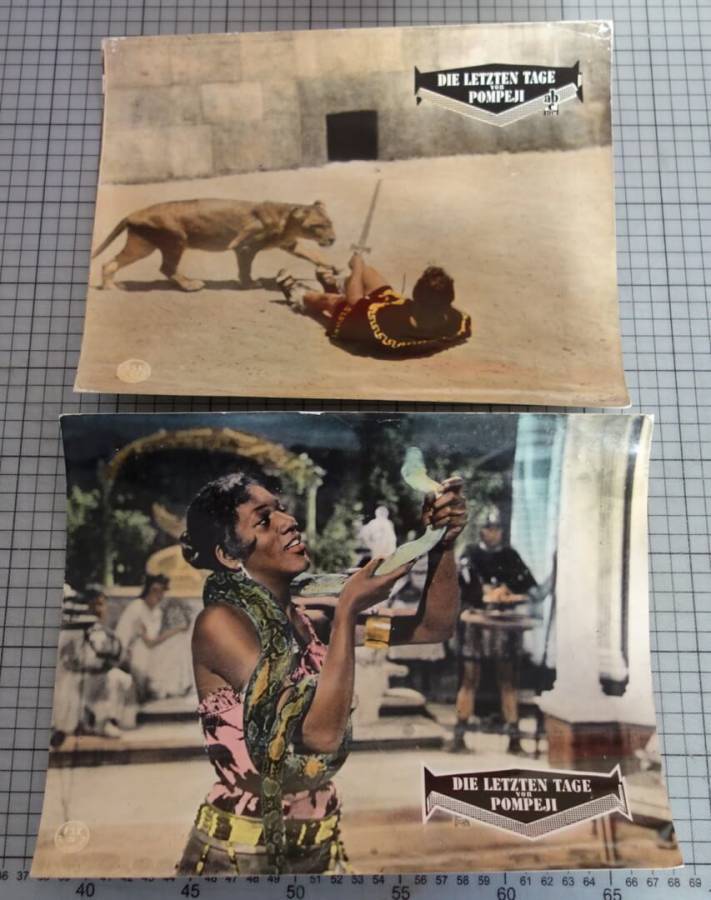 Die letzten Tage von Pompeji originale deutsche Aushangfotos