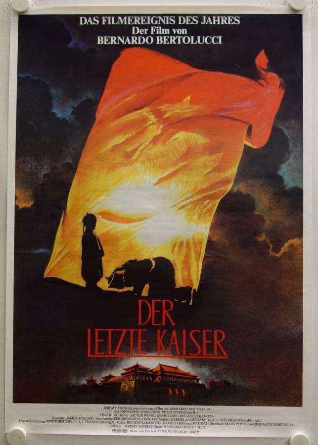 The Last Emperor original release german movie poster