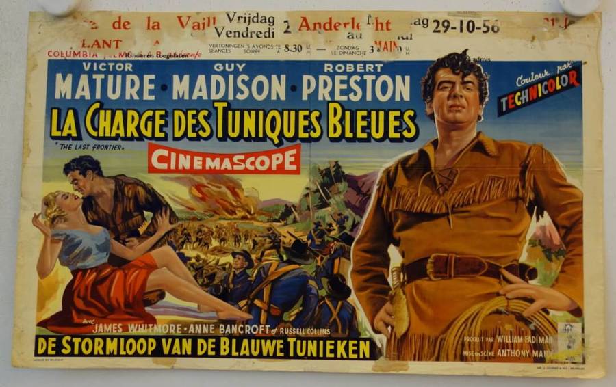 The Last Frontier original release belgian movie poster