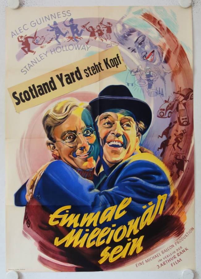 Einmal Millionär sein originales deutsches Filmplakat