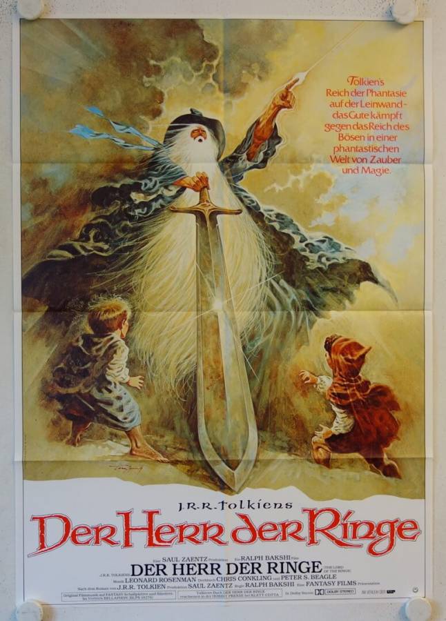 The Lord of the Rings re-release german movie poster