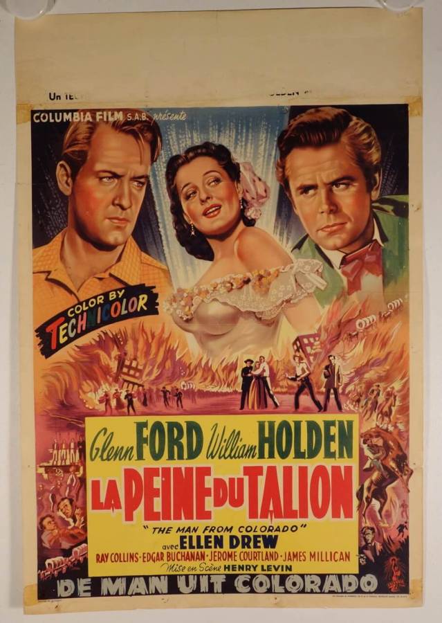 The Man from Colorado original release belgian movie poster