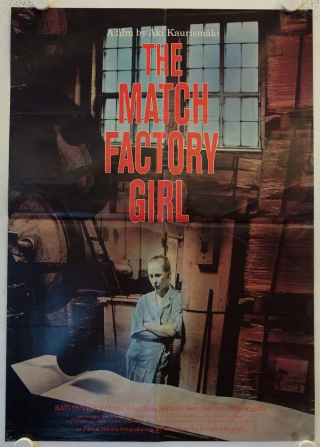 Das Mädchen aus der Streichholzfabrik originales Filmplakat aus Finnland
