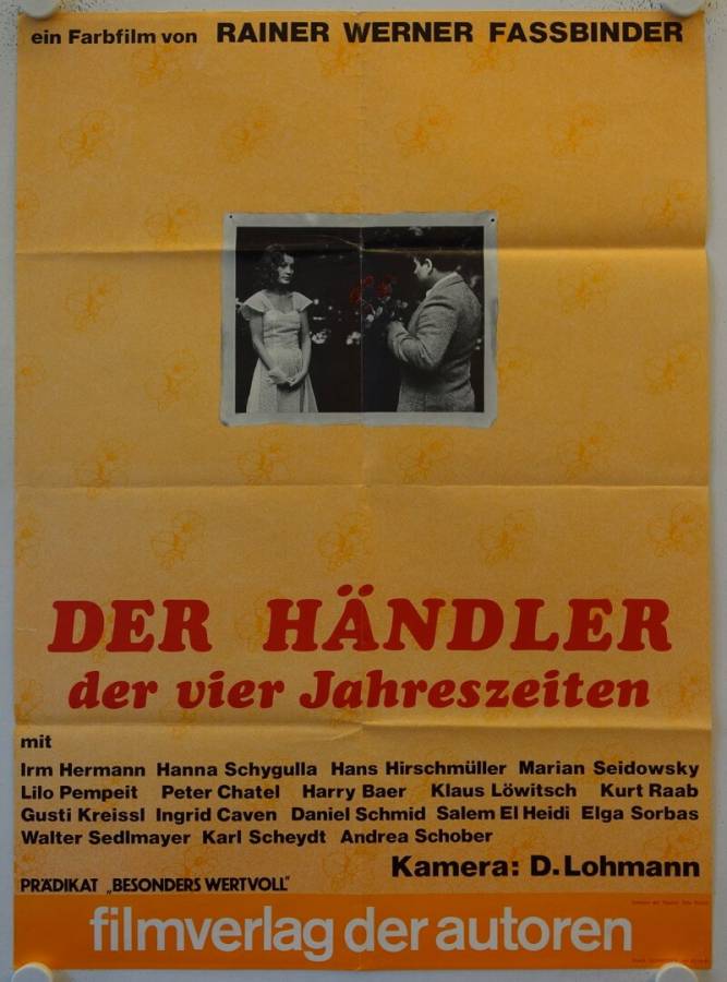 The Merchant of Four Seasons original release german movie poster