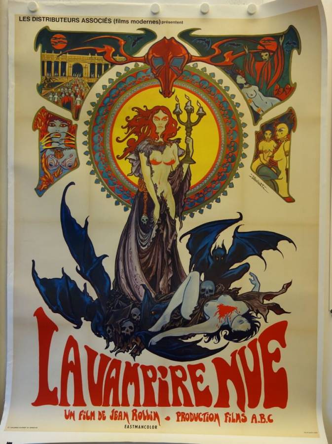Die nackten Vampire originales Filmplakat aus Frankreich
