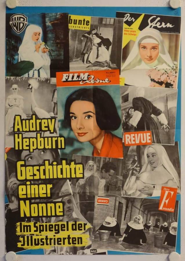 Geschichte einer Nonne originales deutsches Filmplakat