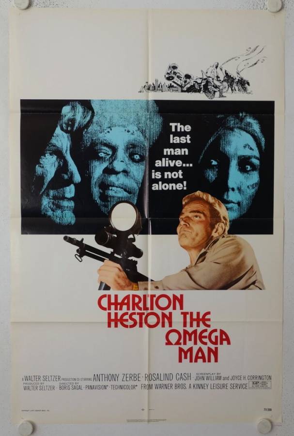 The Omega Man original release US Onesheet movie poster