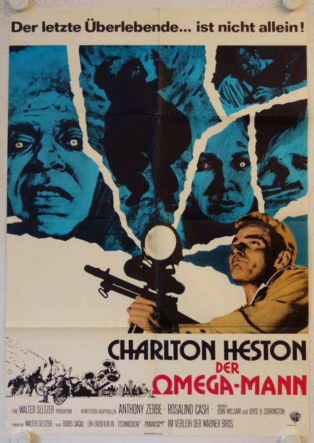 The Omega Man original release german movie poster