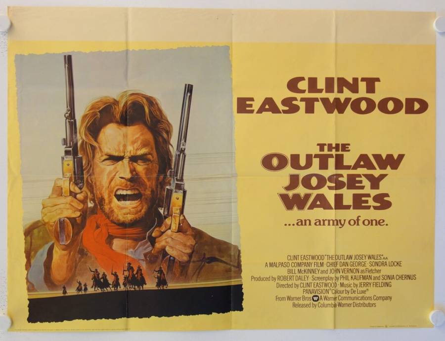 Der Texaner originales British Quad Filmplakat
