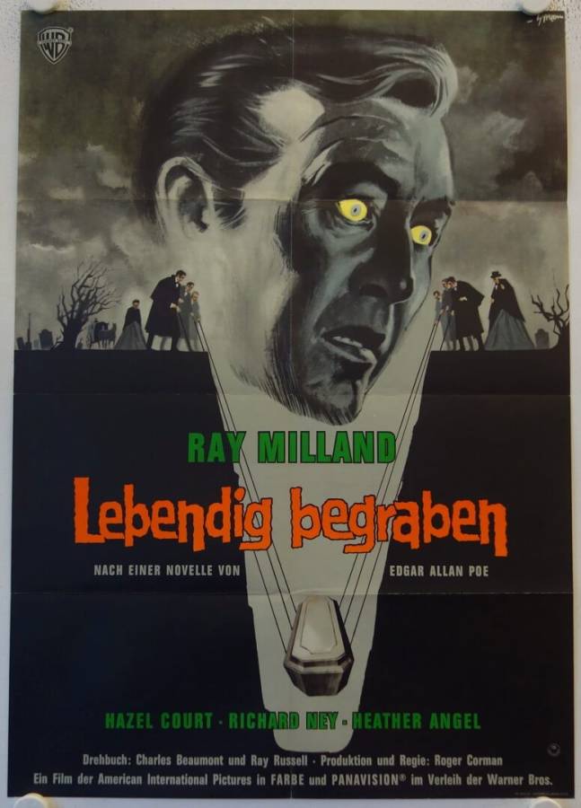 The Premature Burial original release german movie poster