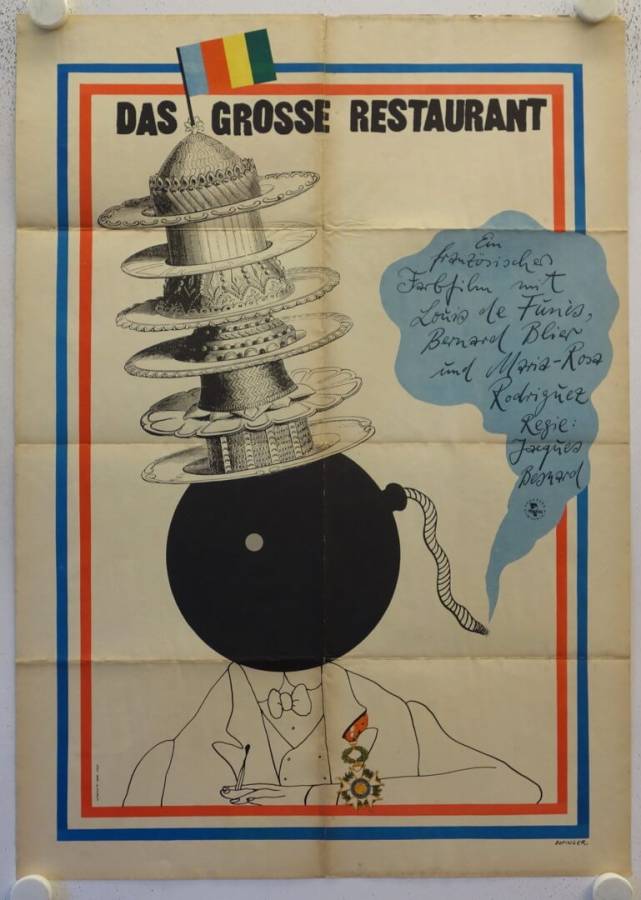 Das grosse Restaurant originales DDR Filmplakat
