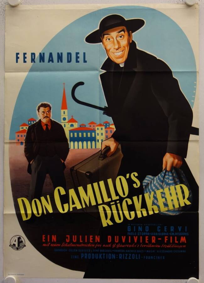 The Return of Don Camillo original release german movie poster