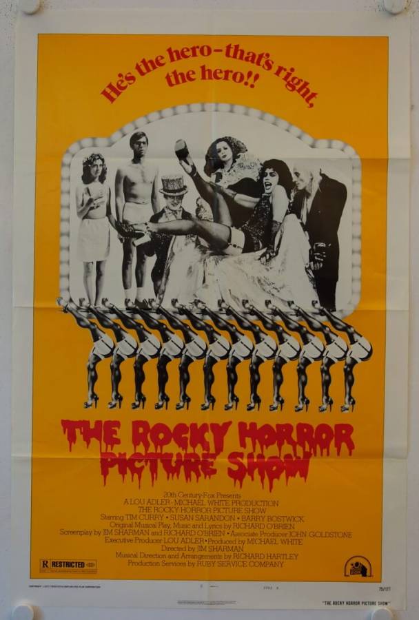 The Rocky Horror Picture Show originales US Onesheet Filmplakat