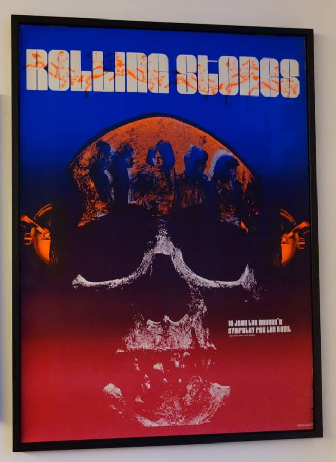 The Rolling Stones - Sympathy for the Devil original release US Premiere movie poster