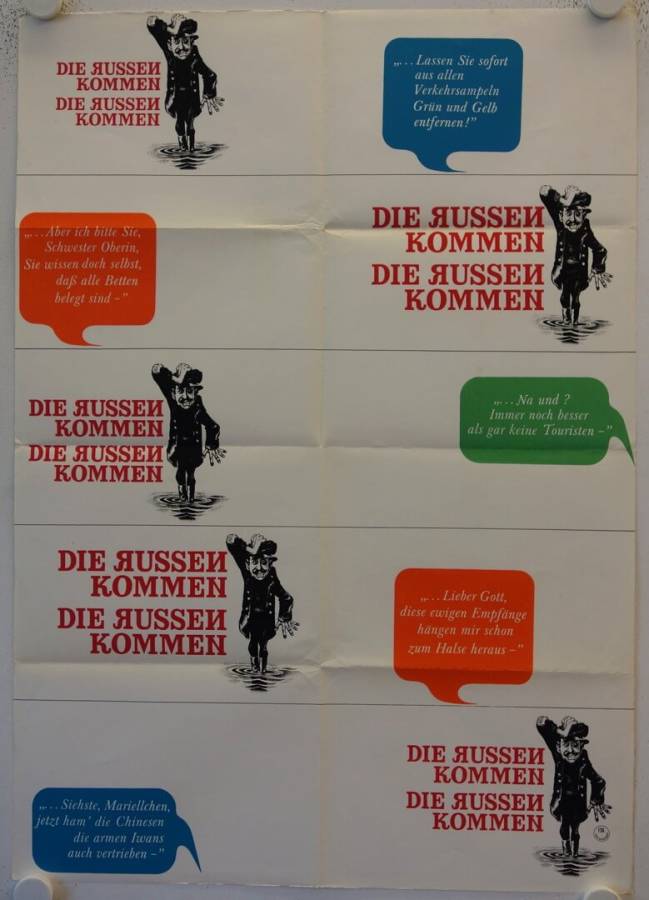 The Russians Are Coming! the Russians Are Coming! original release german movie poster