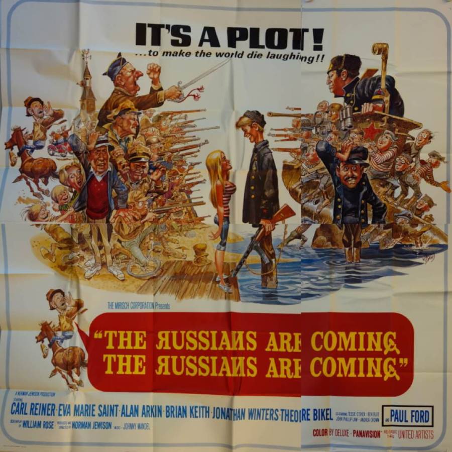 Die Russen kommen! Die Russen kommen! originales US Six-Sheet Filmplakat