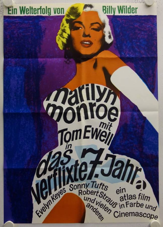 The Seven Year Itch re-release german movie poster