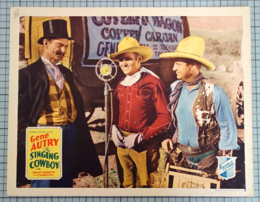 The Singing Cowboy originale US Lobby Card