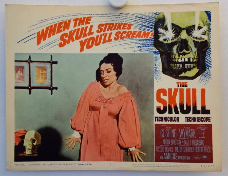 Der Schädel des Marquis de Sade originale US Lobby Card