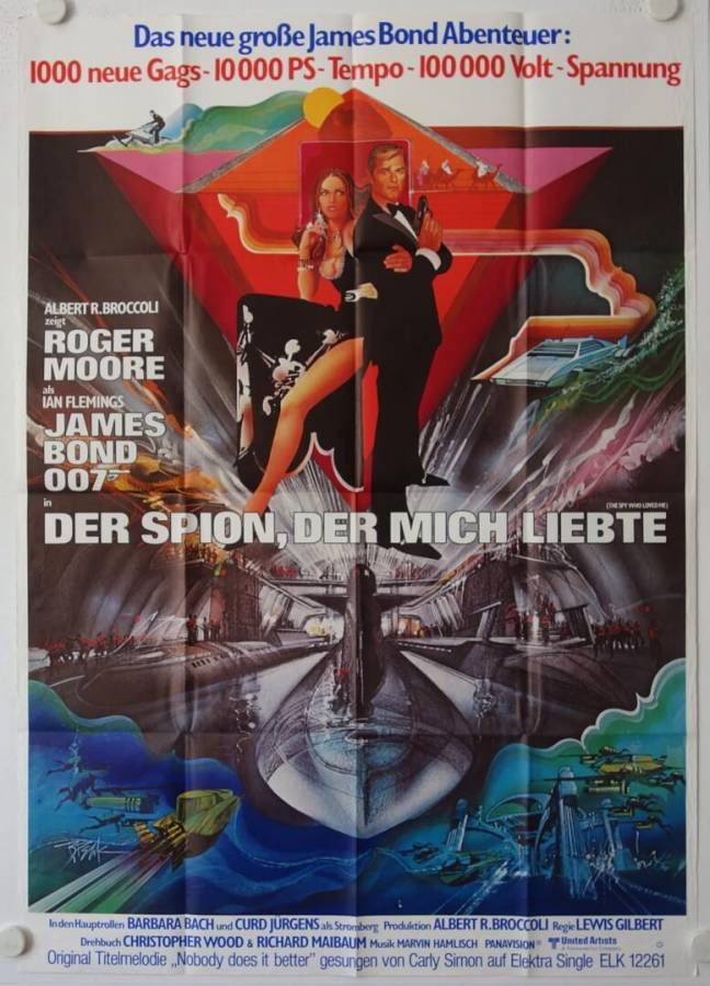 James Bond 007 - Der Spion der mich liebte originales deutsches A0-Filmplakat