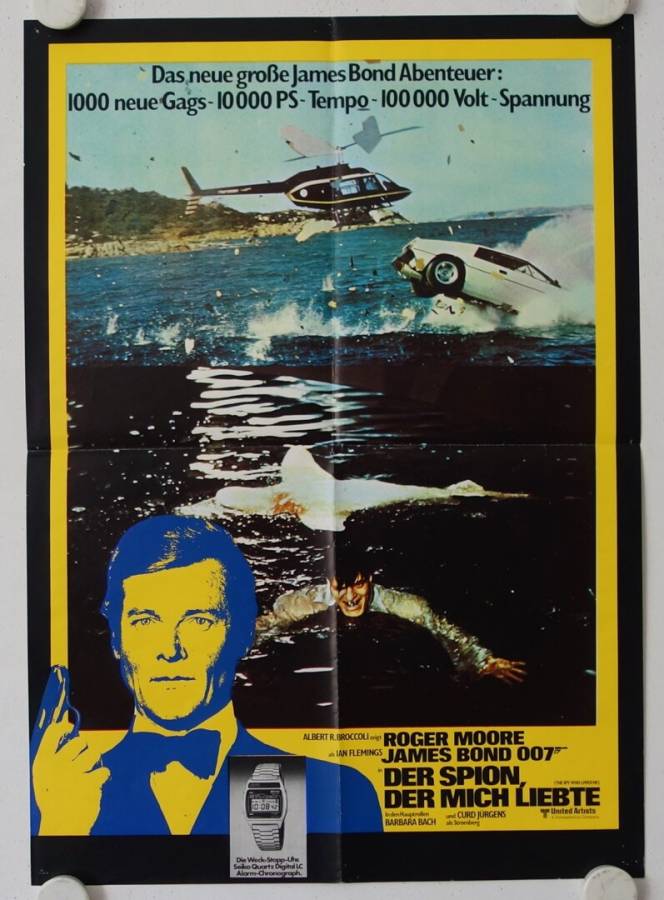 The Spy who loved me  original release german special movie poster