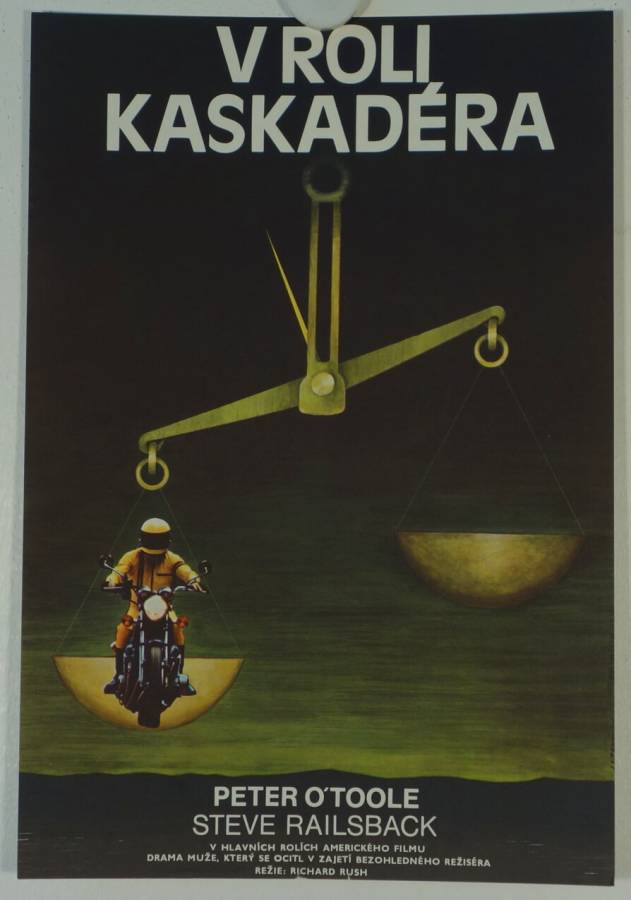 The Stunt Man original release czech movie poster