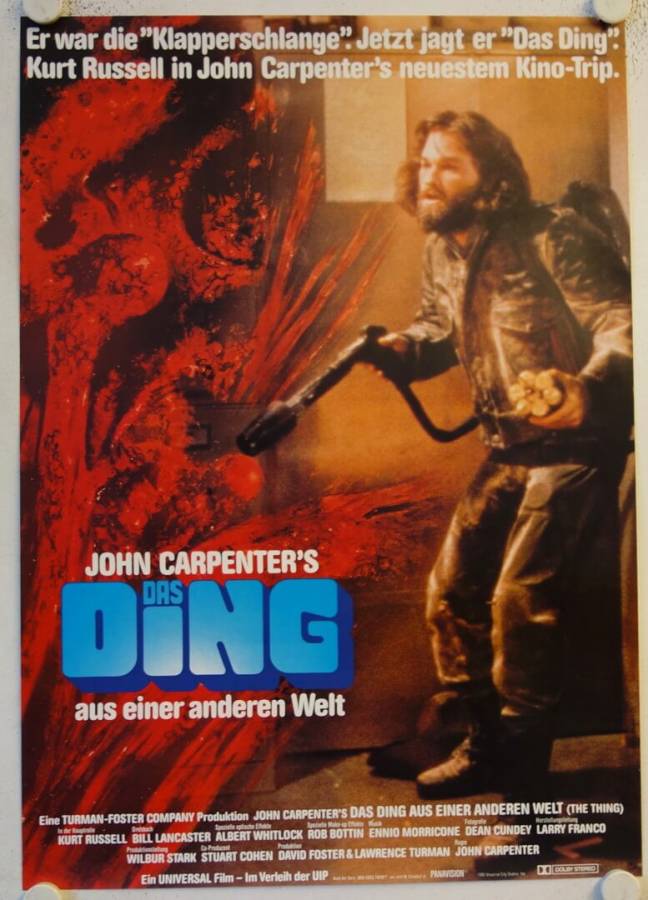 The Thing original release german movie poster