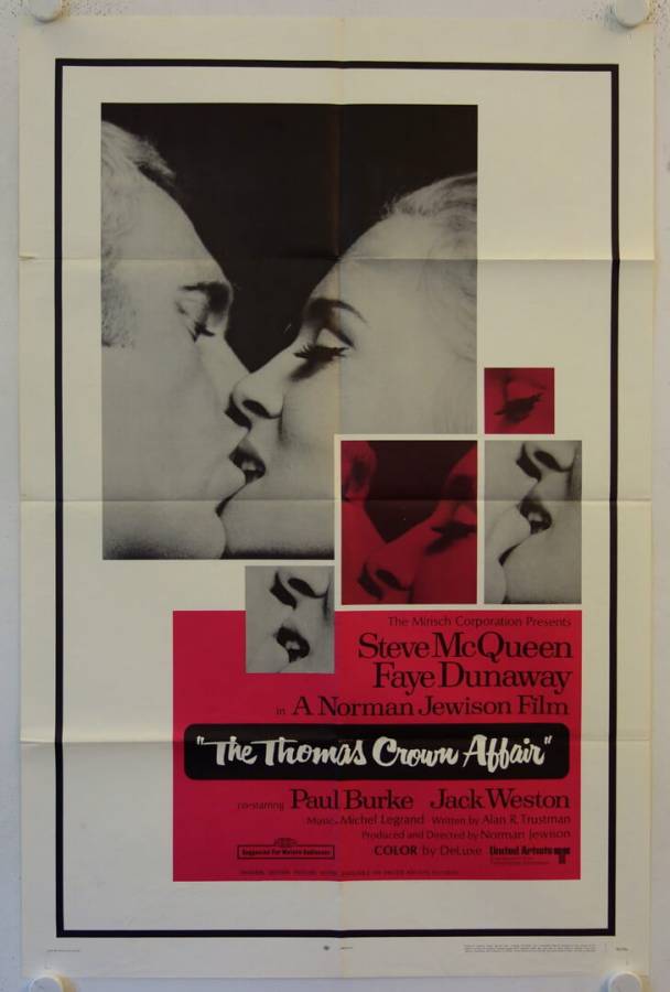 Thomas Crown ist nicht zu fassen originales US Filmplakat