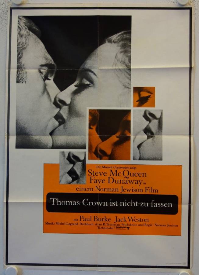 The Thomas Crown Affair original release german movie poster