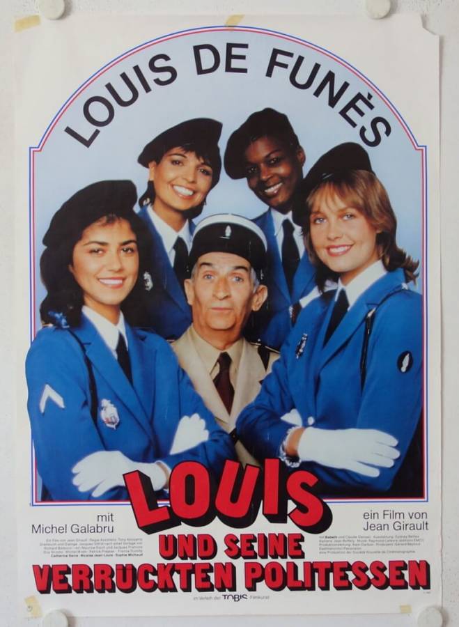 Louis und seine verrückten Politessen originales deutsches Filmplakat