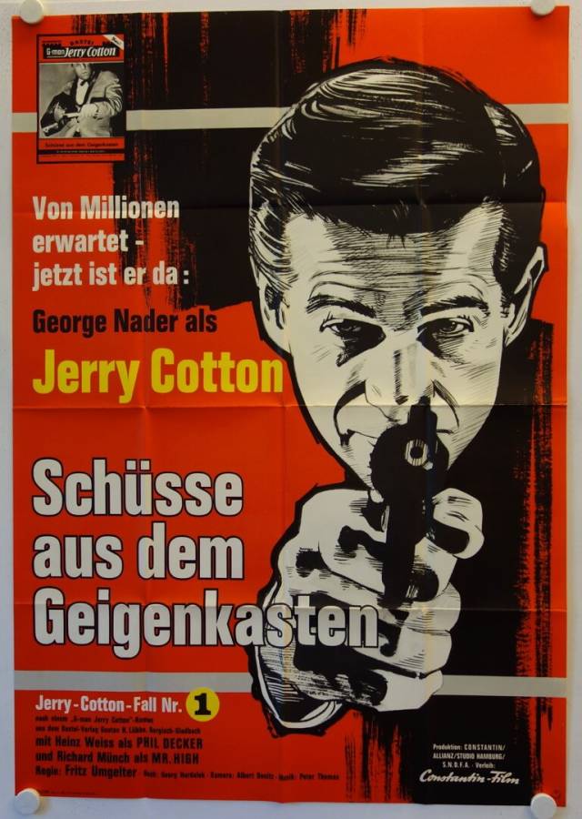 The Violin Case Murders original release german double-panel movie poster