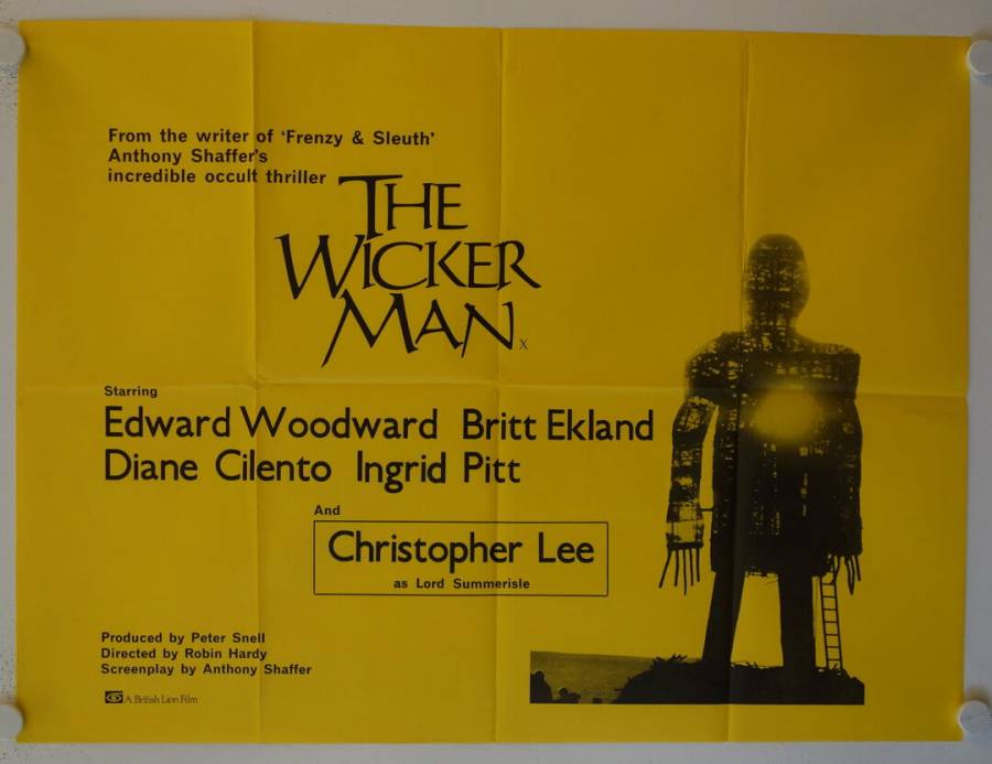 The Wicker Man originales britisches Filmplakat