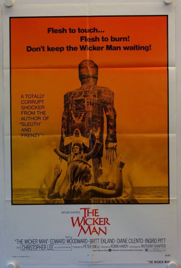 The Wicker Man original release US onesheet movie poster