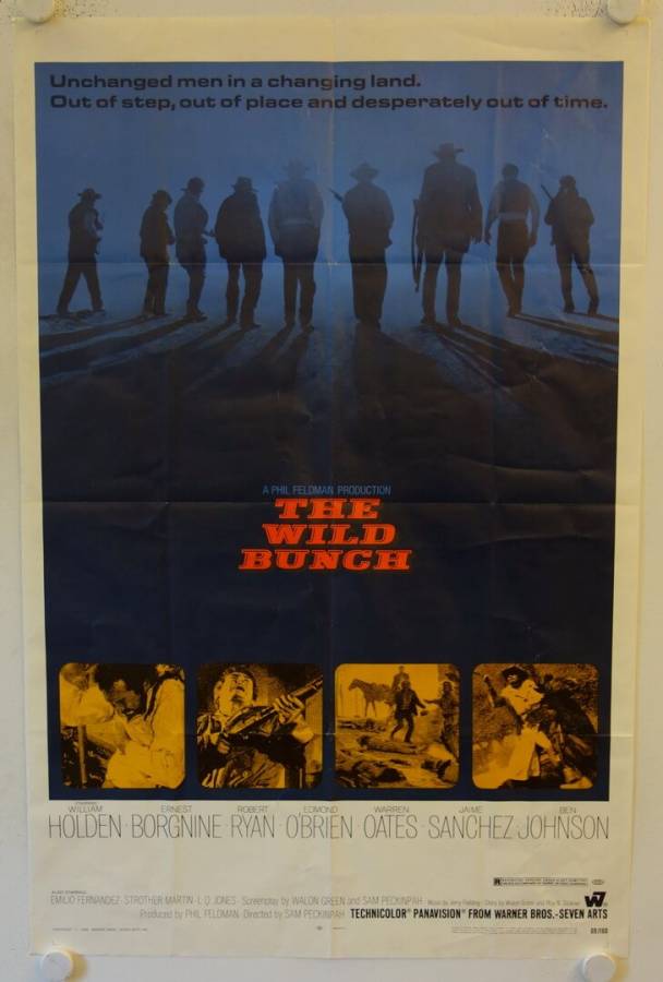 The Wild Bunch - Sie kannten kein Gesetz originales US Filmplakat