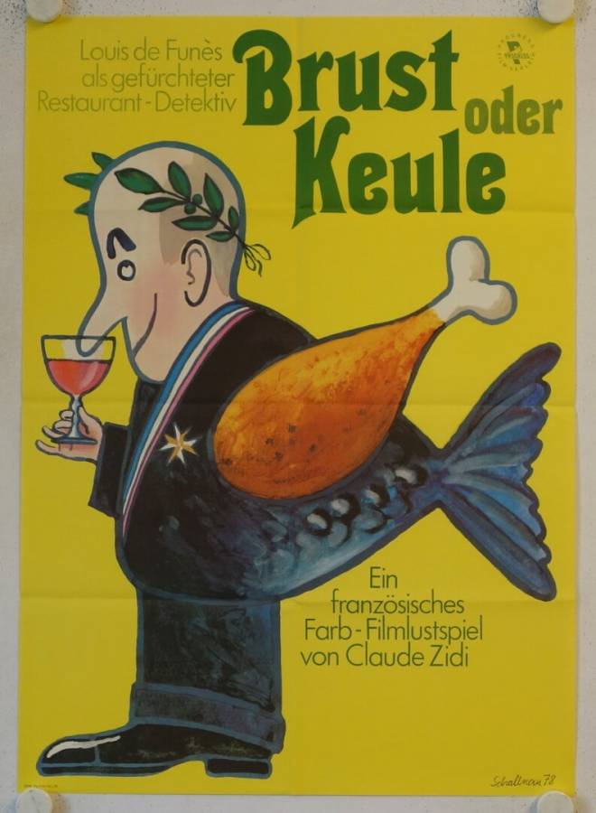 Brust oder Keule originales DDR Filmplakat