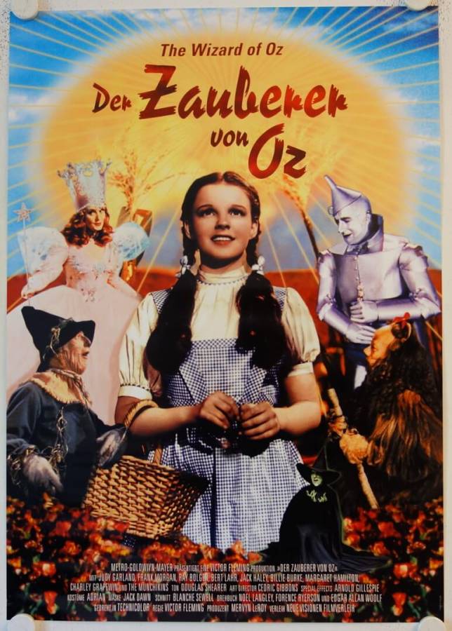 The Wizard of Oz re-release german movie poster