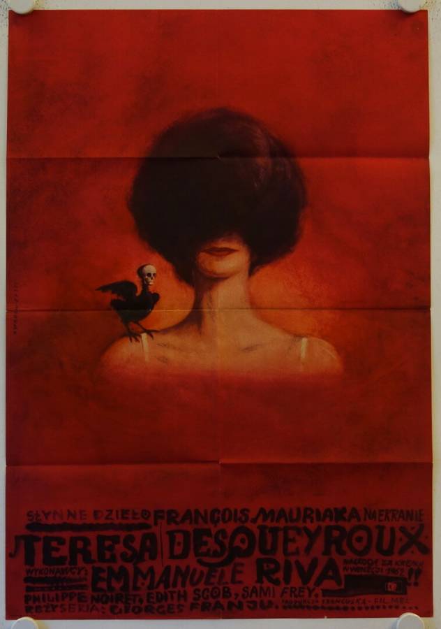 Die Tat der Therese D. originales Filmplakat aus Polen