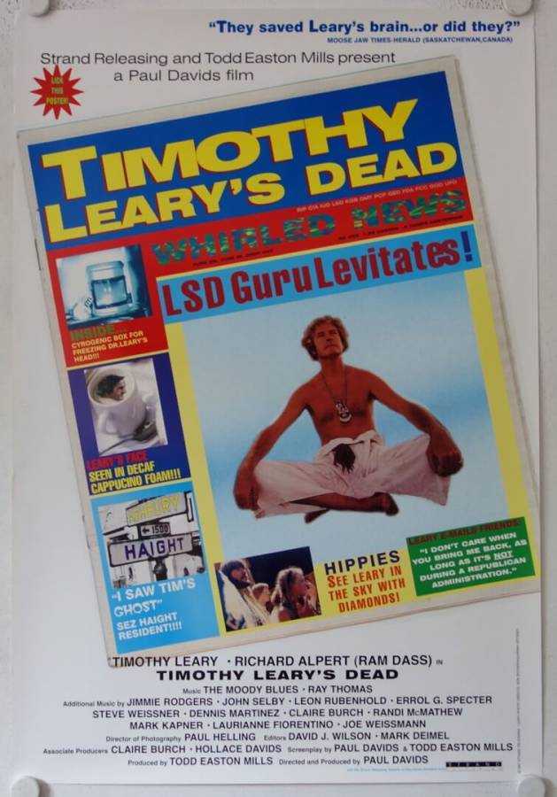 Timothy Leary's Dead originales US Onesheet Filmplakat