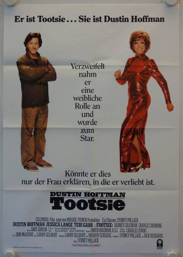 Tootsie original release german movie poster