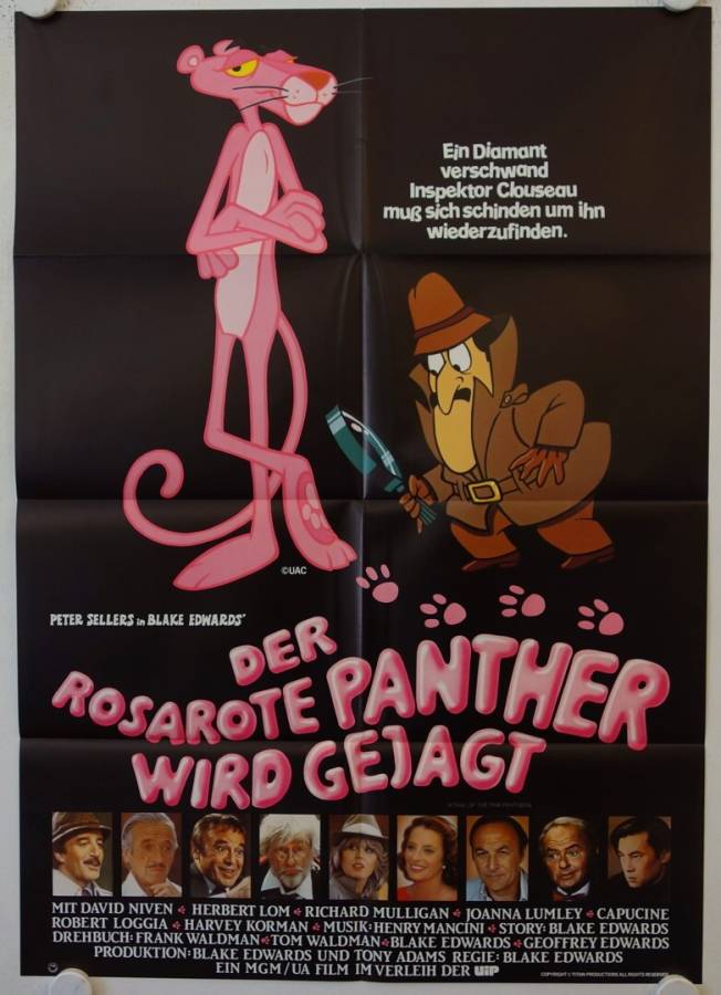 Der rosarote Panther wird gejagt originales deutsches Filmplakat