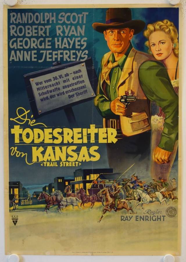 Die Todesreiter von Kansas originales deutsches Filmplakat