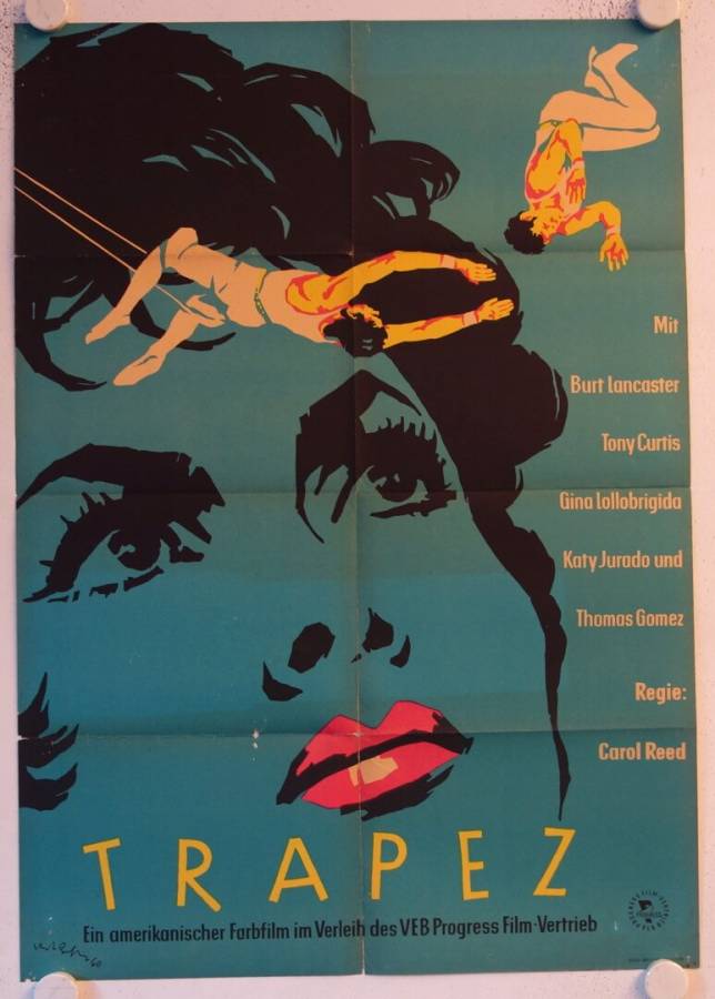 Trapez originales DDR Filmplakat