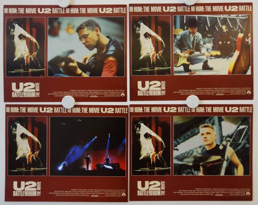 U2: Rattle and Hum original release US lobby card set