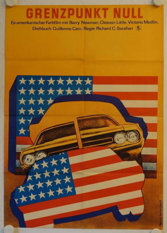Vanishing Point original release east-german movie poster